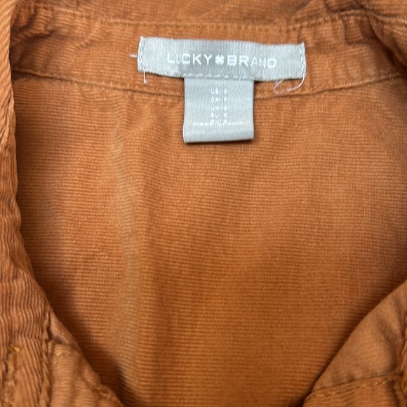 🍀 Lucky Brand Corduroy Button Down Shirt Dress - Picture 3 of 7